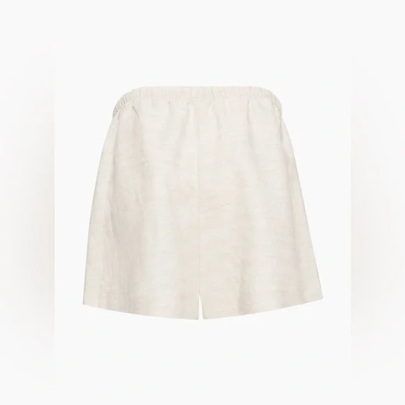 New Aritzia WILFRED Omnia Linen Shorts in Natural Ecru size Medium SOLD - Picture 7 of 15